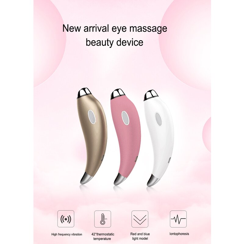 Dolphin Eye Massager - Red Blue Light Heat Compression Vibration Tool