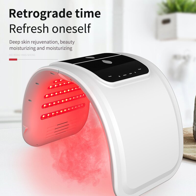 Folding LED Facial Machine - 7 Color Photon Red Light SPA Rejuvenation
