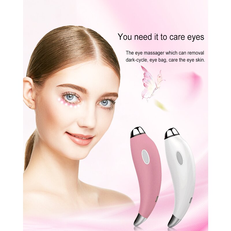 Dolphin Eye Massager - Red Blue Light Heat Compression Vibration Tool