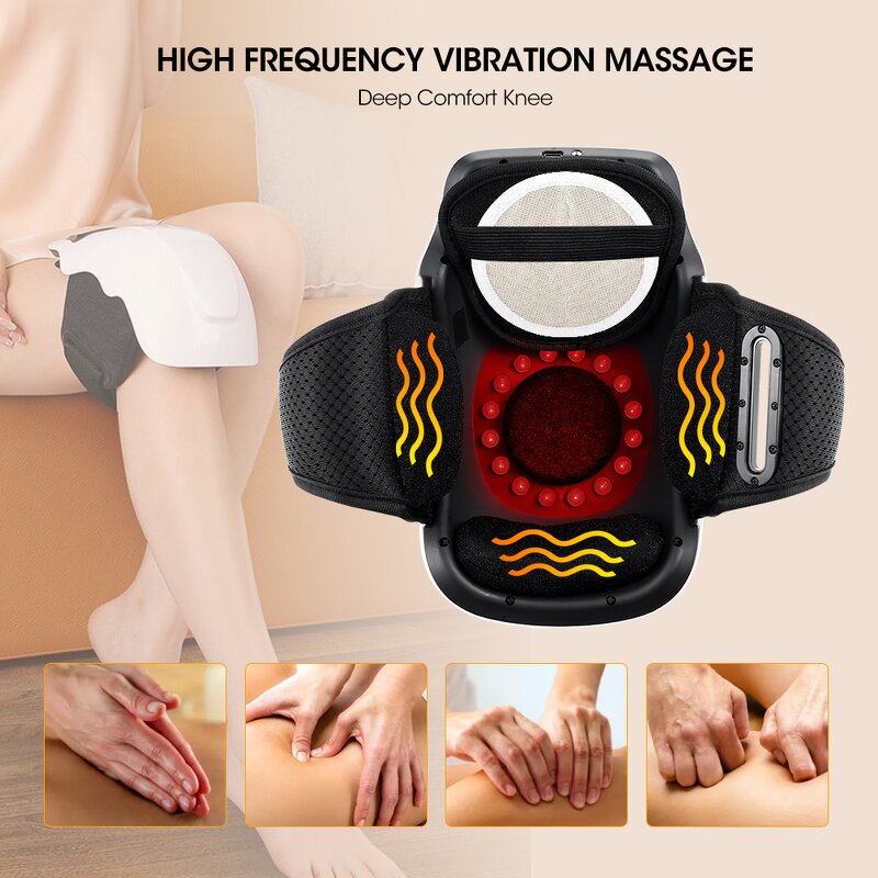 Knee Massager Manufacturer - Smart Infrared Physiotherapy with Hot Compress Vibration & Heat for Arthritis