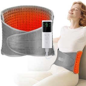 Heating Pad Manufacturer - Detachable Neck Shoulder Waist Wrap Heated Belt Electric for Back Pain & Period Cramps