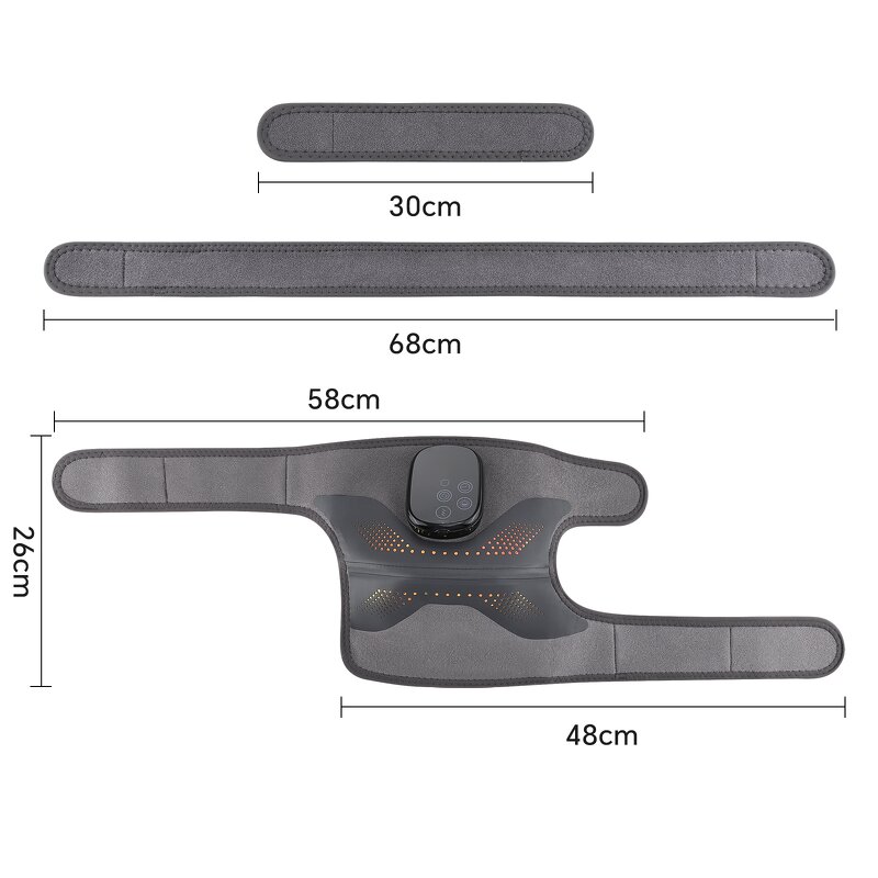 Knee Massager Manufacturer - 2025 Upgraded Vibrating with Red Light Therapy 42pcs LEDs & 2 Motors