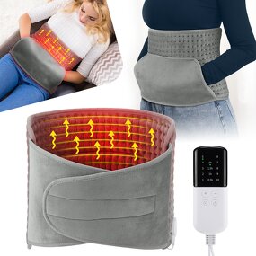 Heating Belt Manufacturer - 2025 New Upgrade 2in1 Period Pain Relief Adjustable 10-gear Pad Wrap with Hand Warmer