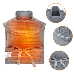 Body Wrap Manufacturer - Hot Selling Flannel with Infrared Heating Therapy for Back Pain Relief Neck Waist