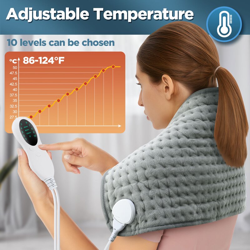 Heating Pad Manufacturer - 10-Gear Temperature Controlled Electric Constant Warmth for Hot Compress Thermal Equipment