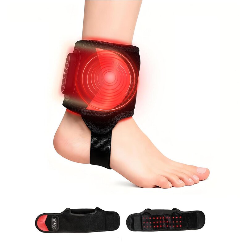 Ankle Wrap Manufacturer - Newest 36PCS 660/850nm LED with 3-Temp 3-Speed, 3000mAh Cordless Red Light Therapy