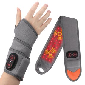 Wrist Massager Manufacturer - Cordless Hand Held with Heating Pad Wrap & 660nm/850nm Red Light Therapy