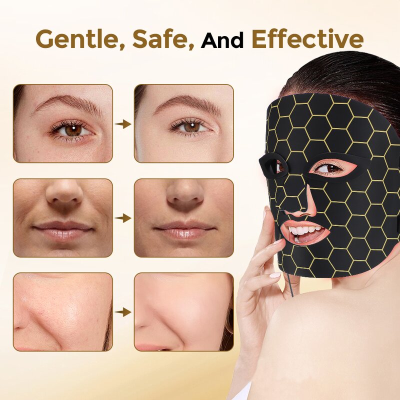 Facial Mask Manufacturer - Colored Light Therapy Instrument with Blue and Red Photon Rejuvenation