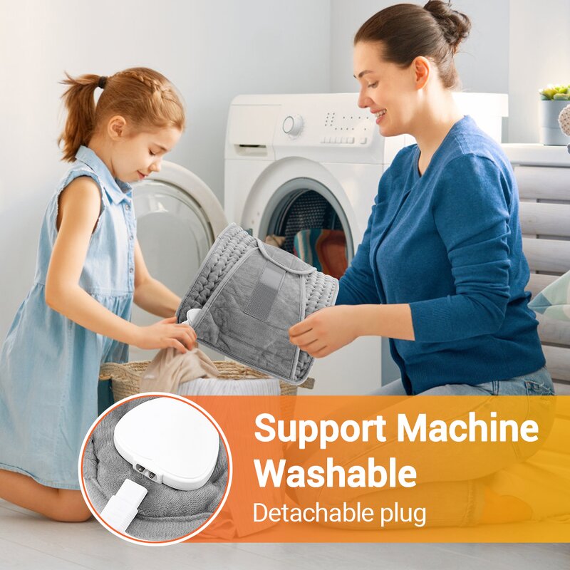 Heating Pad Manufacturer - Detachable Neck Shoulder Waist Wrap Heated Belt Electric for Back Pain & Period Cramps