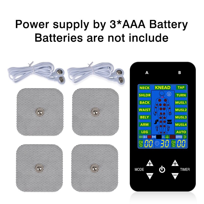 Muscle Stimulator Manufacturer - Wireless Home Use Digital Therapy TENS EMS Device Electronic & Acupuncture Body Massager