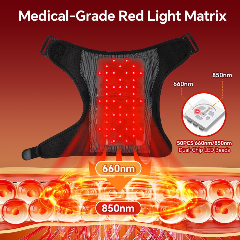 Shoulder Massager Manufacturer - New Customized Electric with Red Light Therapy Heating & Vibration