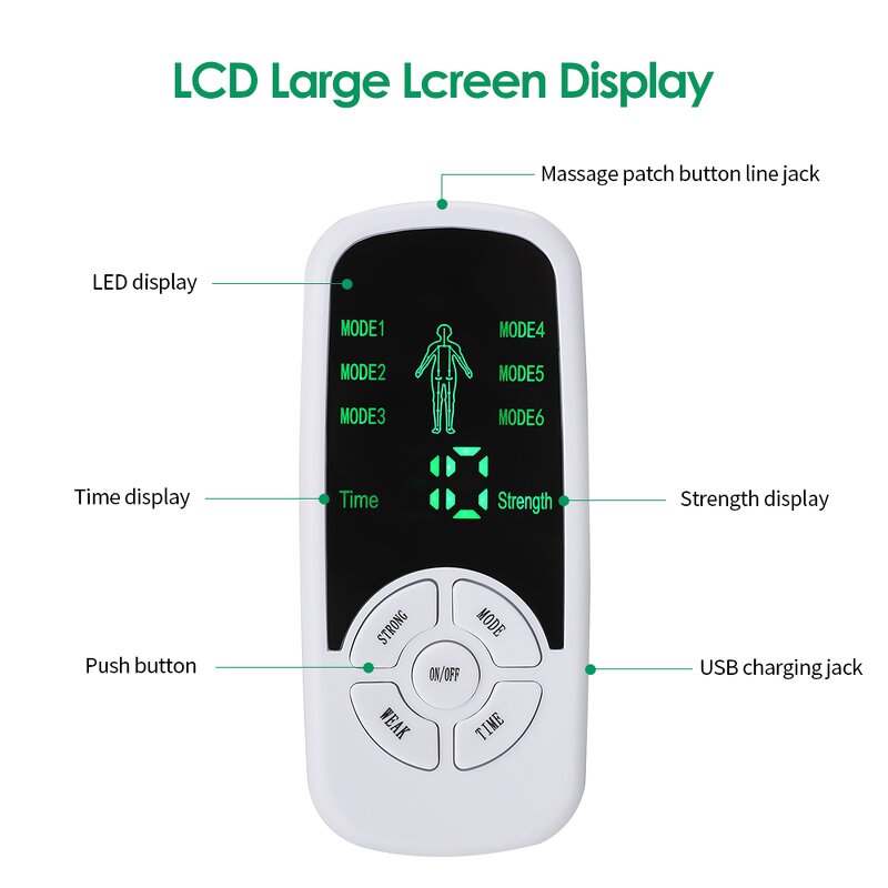 Body Massage Device Manufacturer - Cheap Home Health Care Digital Therapy Pulse Electronic TENS Unit