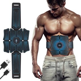 Slimming Belt Manufacturer - Cordless Home Gym Fitness EMS Muscle Stimulator Waist Abdominal Trainer Abs Toning