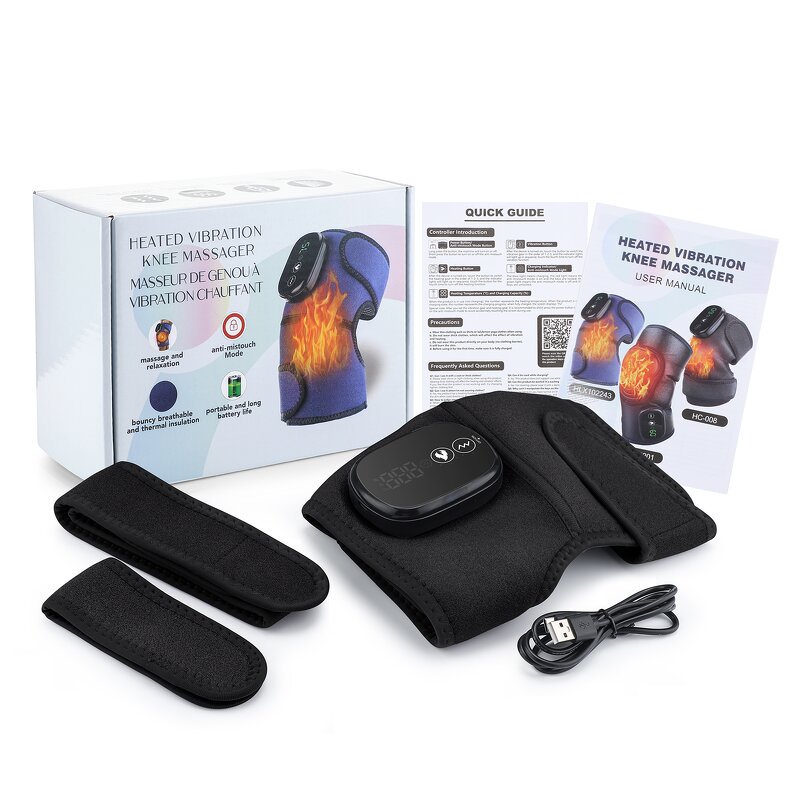 Knee Massager Manufacturer - Wireless for Arthritis Pain Relief with Heating Joint Wrap Vibration Physiotherapy
