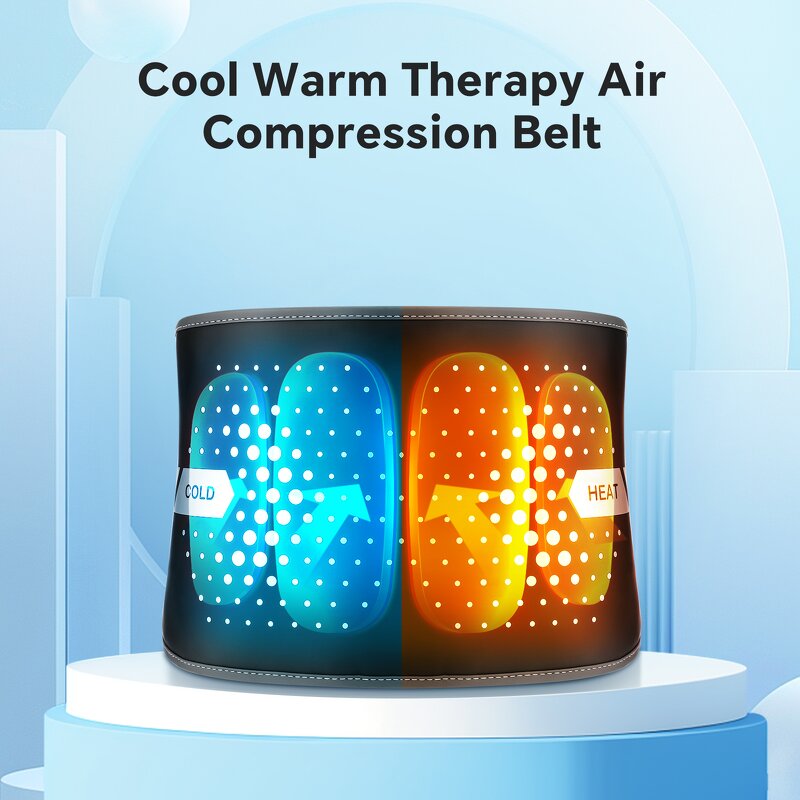 Abdominal Massager Manufacturer - New Health Products with Hot and Cold Compress Air Pressure Vibration & Ice Pack