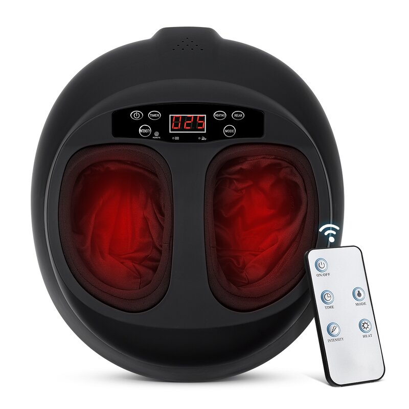 Foot Massager Manufacturer - Cordless Controller with Airbag Massage Hot Compress Kneading Warmer Heating Machine