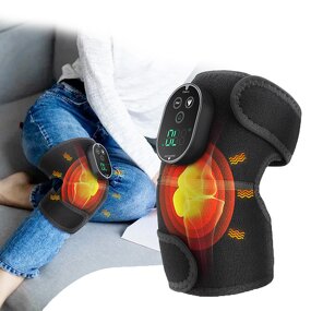Knee Brace Manufacturer - 3 in 1 Cordless Vibration Elbow Shoulder Pads with Electric Heating Massager