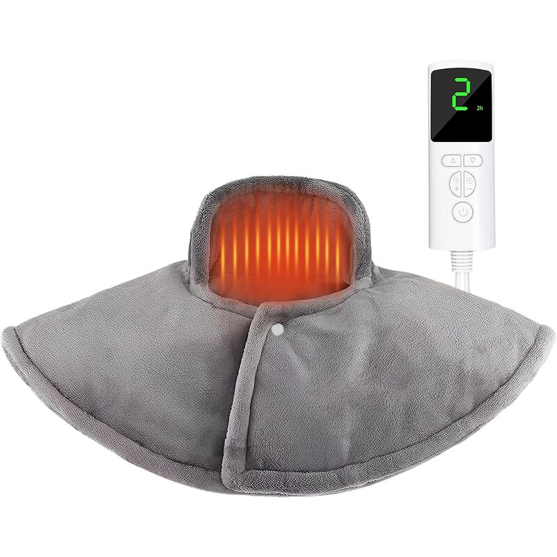Heating Pad Manufacturer - Electric Neck and Shoulder Washable Body Wrap Warmer with Pain Relief Hot & Cold Therapy