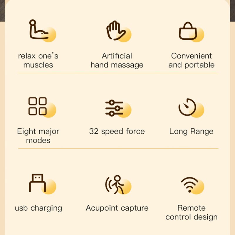 Foot Massager Manufacturer - Wireless Remote Control Electric Pulse Acupuncture Pad 8 Modes 32 Intensity EMS