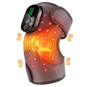 Knee Massager Manufacturer - 2025 Upgraded Vibrating with Red Light Therapy 42pcs LEDs & 2 Motors