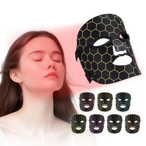 Facial Mask Manufacturer - Wholesale Custom Logo 7 Color Wireless LED for Skin Care & Red Light Therapy