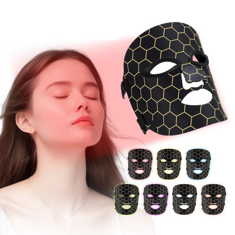 Facial Mask Manufacturer - Wholesale Custom Logo 7 Color Wireless LED for Skin Care & Red Light Therapy
