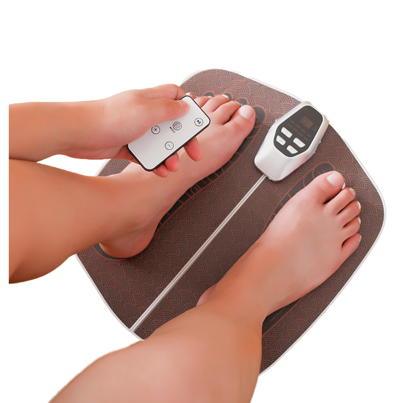 Foot Massager Manufacturer - Wireless Remote Control Electric Pulse Acupuncture Pad 8 Modes 32 Intensity EMS