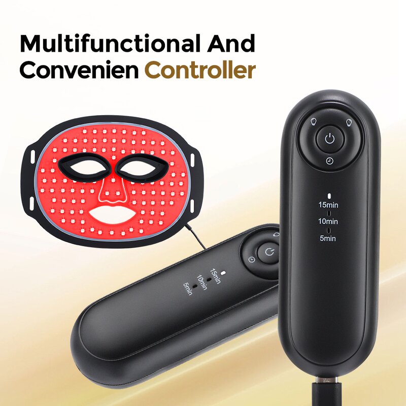 Facial Mask Manufacturer - Colored Light Therapy Instrument with Blue and Red Photon Rejuvenation