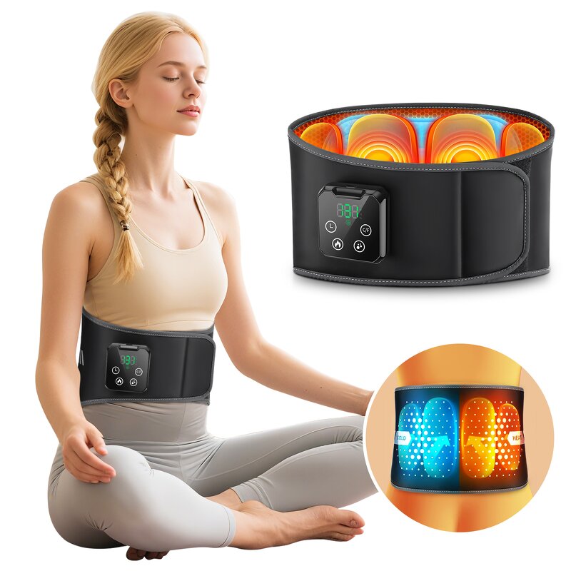 Abdominal Massager Manufacturer - New Health Products with Hot and Cold Compress Air Pressure Vibration & Ice Pack