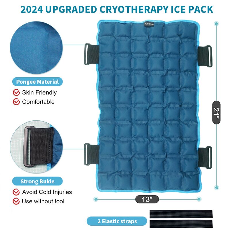 Hot & Cold Pack Manufacturer - Large 13x22 Inch Reusable Gel Effective for Back Pain Relief Therapy with Comfortable Pack