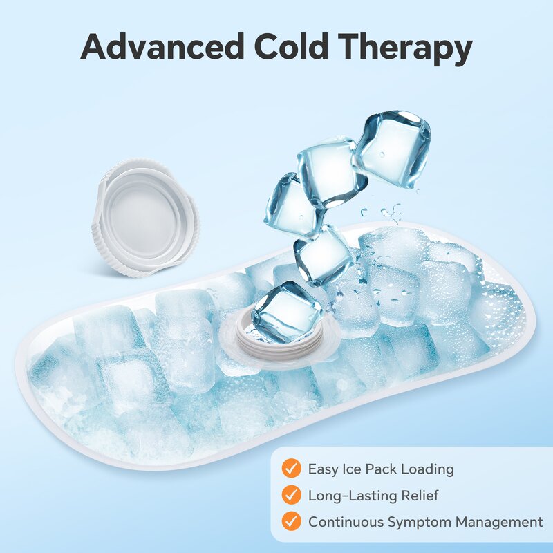 Abdominal Massager Manufacturer - New Health Products with Hot and Cold Compress Air Pressure Vibration & Ice Pack