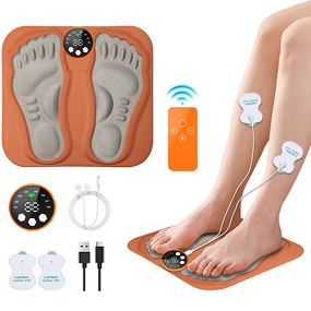 Foot Massager Manufacturer - 8 Mode 29 Speed Remote Control Electric 3D Patch Folder Reflexology for Circulation