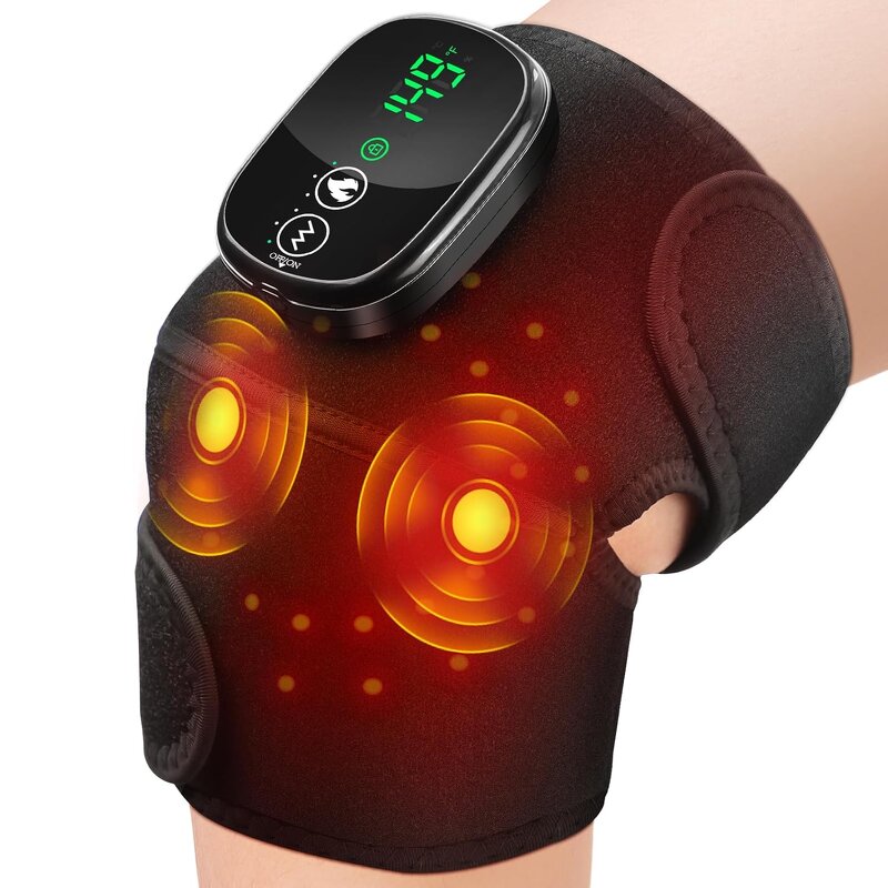 Knee Massager Manufacturer - Smart Electric Infrared Physiotherapy with Hot Compress Vibration Heat 5000mAh