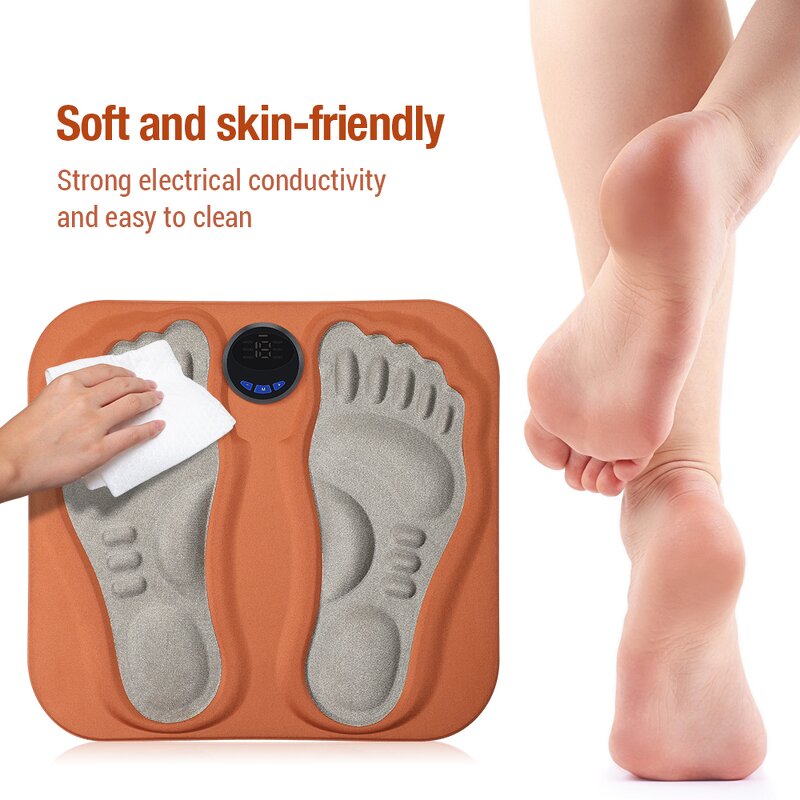 Massage Mat Manufacturer - 3D Foldable Electric Feet Muscle Stimulator EMS Foot Pad for Blood Circulation