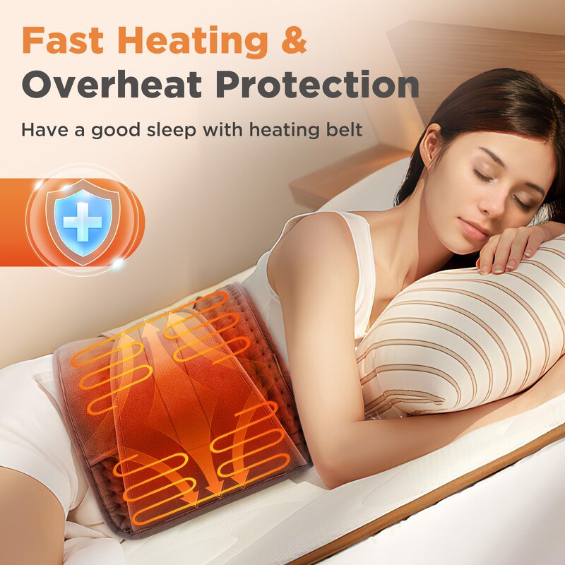 Heating Belt Manufacturer - 2025 New Upgrade 2in1 Period Pain Relief Adjustable 10-gear Pad Wrap with Hand Warmer