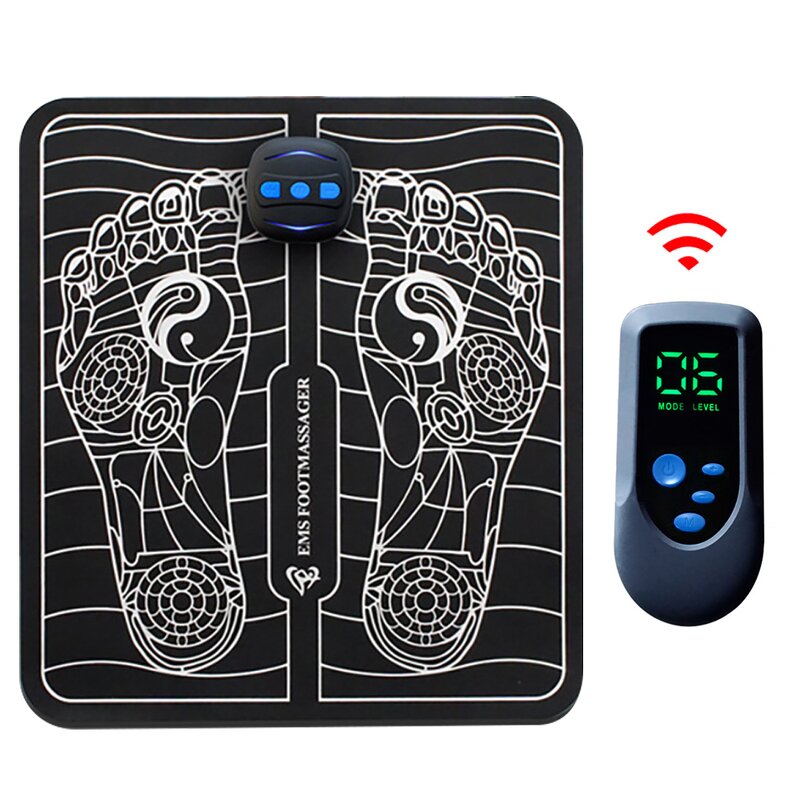 Foot Massager Manufacturer - Remote Control Electric TENS Cushion Mat EMS Acupuncture Pad for In-Home Spa