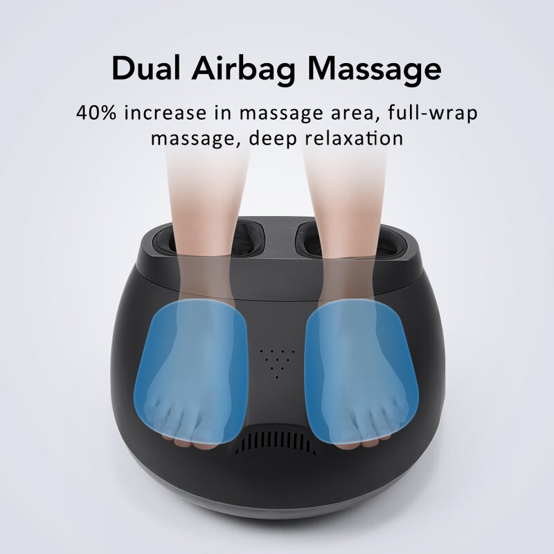 Foot Massager Manufacturer - Cordless Controller with Airbag Massage Hot Compress Kneading Warmer Heating Machine