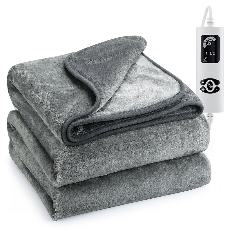 Heated Blanket Manufacturer - Custom 54x73 Inch King Size Flannel Electric Wearable for Body Application Winter