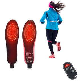 Heated Insole Manufacturer - Custom Rechargeable Remote Control Thermostat Electric for Cold Protection Warm Self-Heating