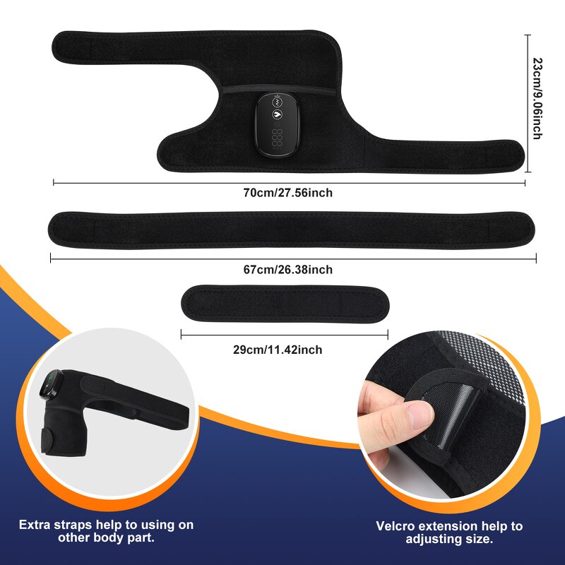 Knee Massager Manufacturer - Wireless for Arthritis Pain Relief with Heating Joint Wrap Vibration Physiotherapy