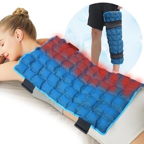 Hot & Cold Pack Manufacturer - Large 13x22 Inch Reusable Gel Effective for Back Pain Relief Therapy with Comfortable Pack