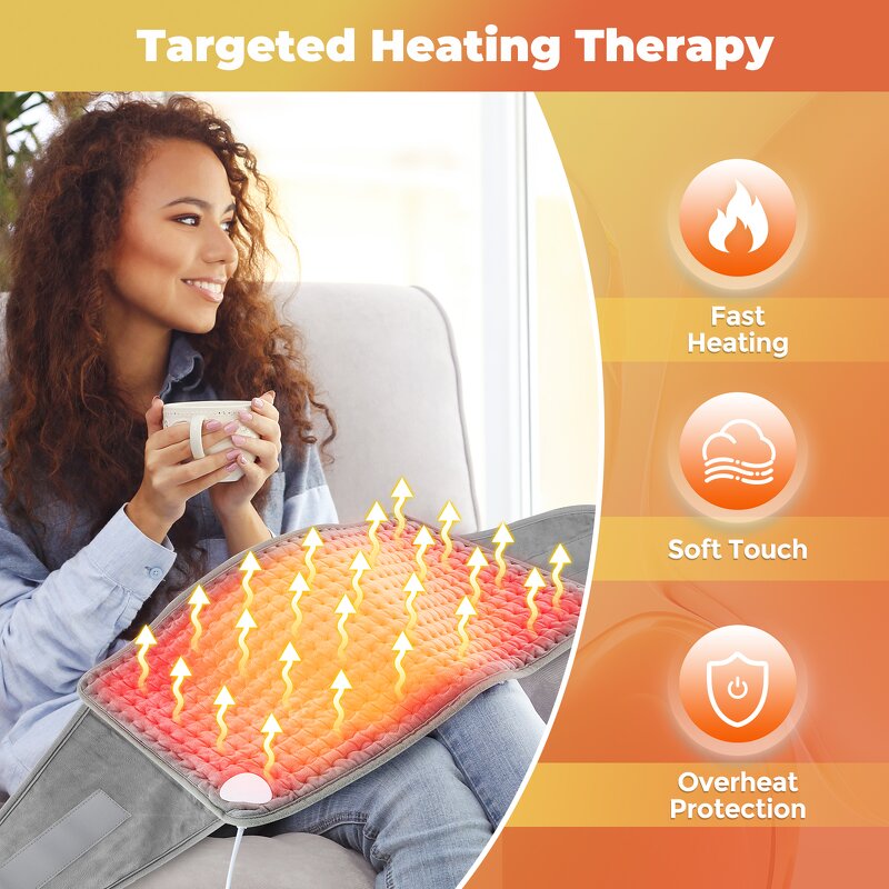 Heated Belt Manufacturer - Washable Electric Heating Pad for Shoulder Belly Menstrual Waist & Back Period Pain