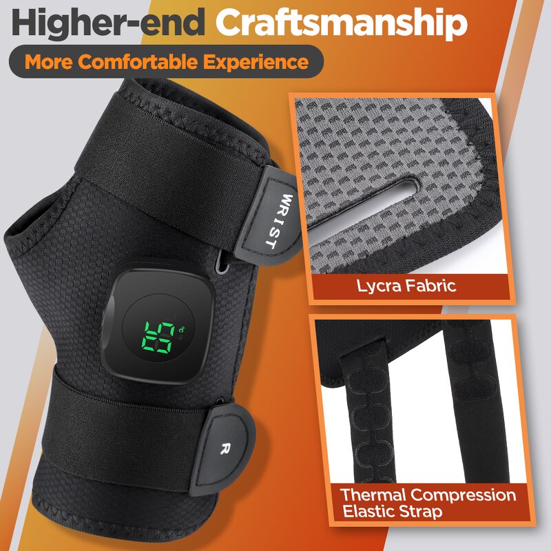 Hand Warmer Manufacturer - Type-C Charging Electric Heated with Wrist Brace for Support & Pain Relief