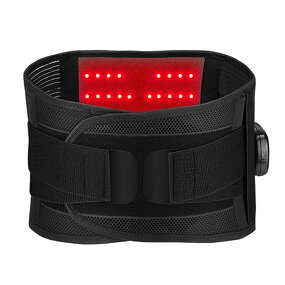 Waist Massager Manufacturer - Fitease Wireless Heating 660nm/850nm Infrared LED Red Light Therapy Wrap for Back