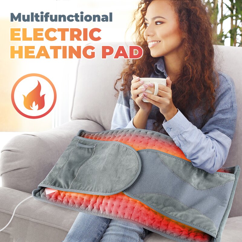 Heat Therapy Pad Manufacturer - Portable for Body Adjustable Temperature Control Fast Heating for Back Neck Shoulders Washable