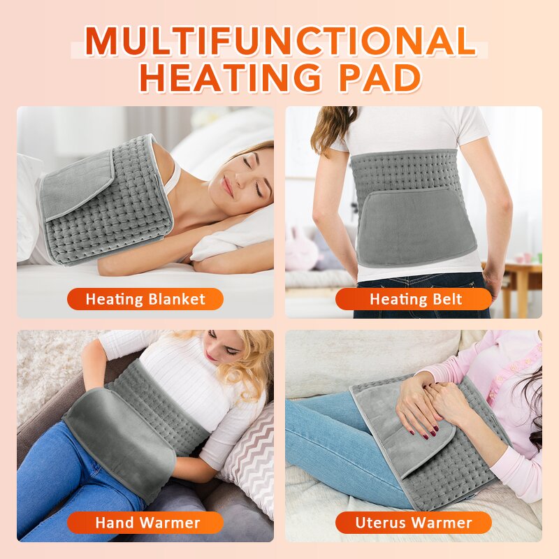 Heat Pad Manufacturer - Auto-Off Electric with Hand Warmer Pack New Upgrade for Women's Period Cramps and Waist