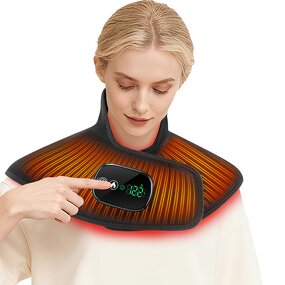 Heating Pad Manufacturer - Factory Price Customized Neoprene 8.4V 4000mAh Long-Lasting with Wireless Remote for Neck