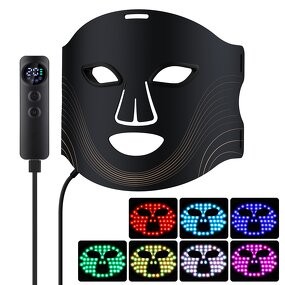 Facial Mask Manufacturer - 180 Lights Silicone LED 7 Colors for Face Massage & Red Light Therapy