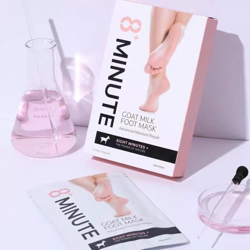 MINUTE GOAT MILK FOOT MASK - Hydrating Nourishing Foot Care