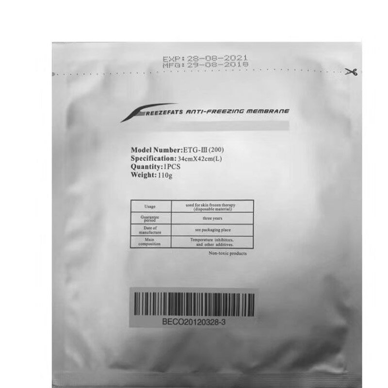 Anti Freeze Membrane - 60g 70g 110g Cryo Pad for Slimming Machine